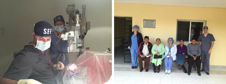mission trip in Mexico to voluntarily fix the vision of patients
