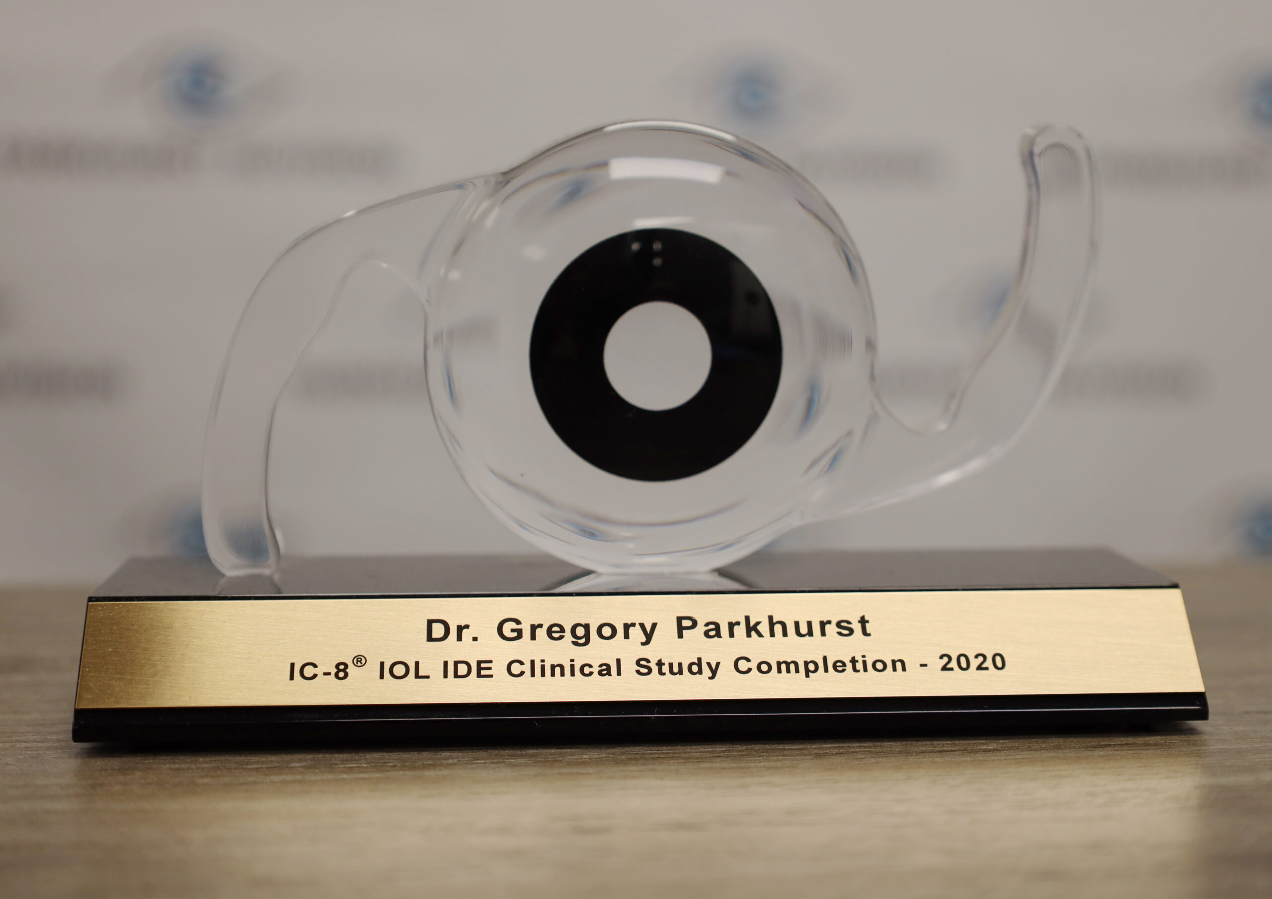 iol ic hdl ide clinical study completion awarded to doctor gregory parkhurst