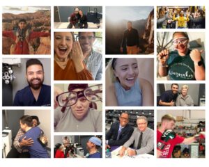 collage OF HAPPY LASIK PATIENTS of parkhurst Nuvision