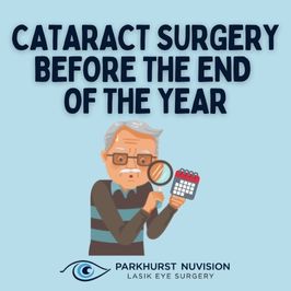 cataract surgery before the end of the year blog graphic