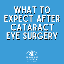 what to expect after cataract surgery